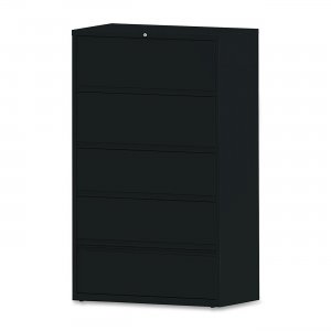 Lorell 43517 Receding Lateral File with Roll Out Shelves