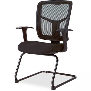 Lorell 86202 86000 Series Mesh Side Arm Guest Chair