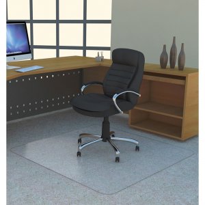 Lorell 69703 Polycarbonate Rectangular Studded Chair Mat