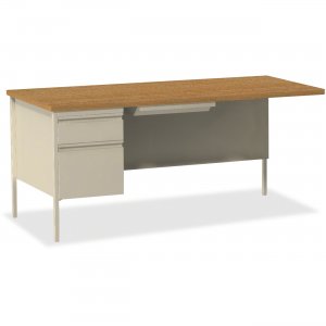 Lorell 60917 Fortress Series Left-Pedestal Desk