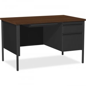 Lorell 66902 Fortress Series 48" Right Single-Pedestal Desk