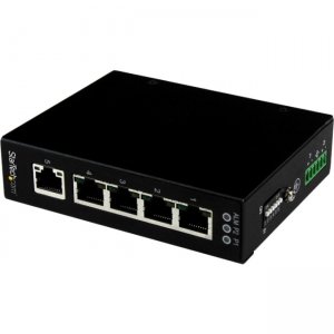 StarTech.com IES51000 5 Port Unmanaged Industrial Gigabit Ethernet Switch - DIN Rail / Wall-Mountable