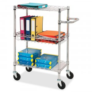 Lorell 84859 3-Tier Rolling Carts