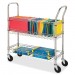 Lorell 84857 Wire Mail Cart