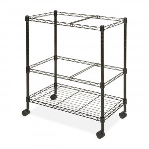 Lorell 45650 Mobile Wire File Cart
