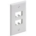 Panduit CFP4IW 4 Socket Mini-Com Classic Faceplate