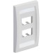 Panduit CFPE4WHY 4-Socket Faceplate