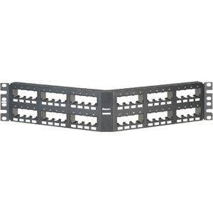 Panduit CPPA48FMWBLY Mini-Com 48 Port Modular Patch Panel