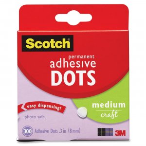 Scotch 010300M Medium Craft Permanent Adhesive Dots MMM010300M