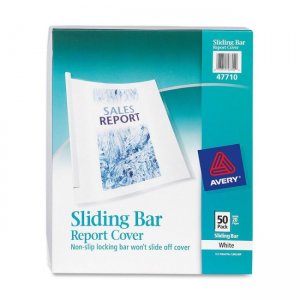Avery FS11C50P Non-Slip Sliding Bar Report Cover AVE47710