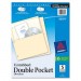 Avery 3075 Untabbed Double Pocket Divider AVE03075