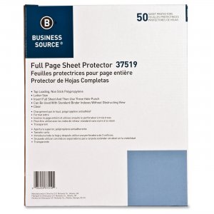 Business Source 37519 Sheet Protector BSN37519