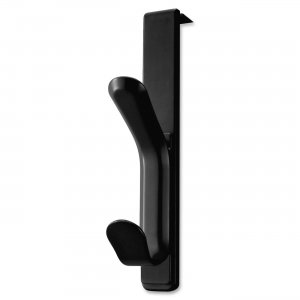Lorell 80665 Over-the-panel Plastic Double Coat Hook LLR80665