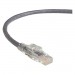 Black Box C6PC70-GY-100 GigaTrue 3 CAT6 550-MHz Lockable Patch Cable (UTP), Gray, 100-ft. (30.4-m