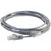 C2G 01090 4ft Cat6 Snagless Unshielded (UTP) Slim Network Patch Cable - Gray