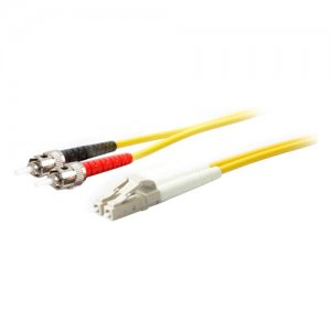 AddOn ADD-ST-LC-5M9SMF 5m Single-Mode fiber (SMF) Duplex ST/LC OS1 Yellow Patch Cable