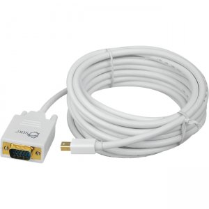 SIIG CB-DP1111-S1 15 ft Mini DisplayPort to VGA Converter Cable (mDP to VGA)