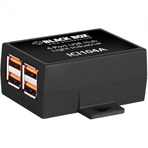 Black Box ICI104A Industrial USB 2.0 Hub, 4-Port