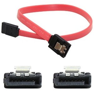 AddOn SATAFF24IN-5PK 5 pack of 60.96cm (2.00ft) SATA Female to Female Red Cable