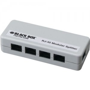 Black Box FM800-R2 RJ-45 Modular Splitter, 5-Position, 8 x 8, Unshielded, A Pinning