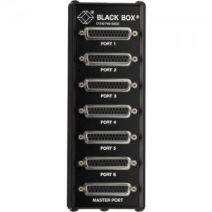 Black Box TL074A-R4 6-Port (MS-6) Modem Splitter