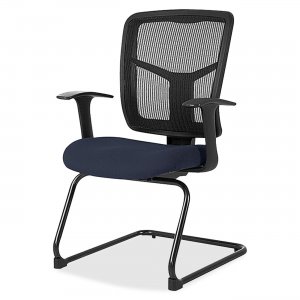 Lorell 8620201 86000 Series Mesh Side Arm Guest Chair