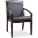 Lorell 20015 Sloping Arms Wood Guest Chair