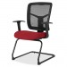 Lorell 8620202 86000 Series Mesh Side Arm Guest Chair