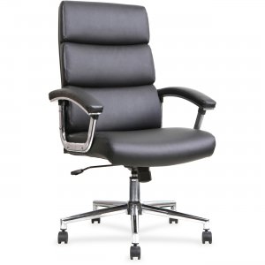 Lorell 20018 Leather High-back Chair