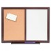 Lorell 84270 24"x18" Dry-Erase/Bulletin Combo Boards LLR84270