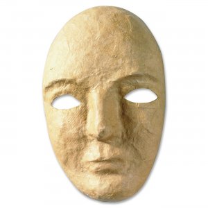 ChenilleKraft 419012 Paper Mache Masks CKC419012