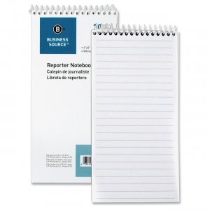 Business Source 10972 Coat Pocket-size Reporter Notebook BSN10972