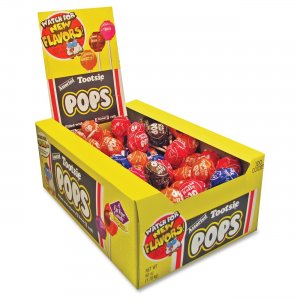 Tootsie 508 Assorted Flavors Candy Center Lollipops TOO508