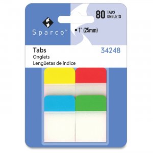 Sparco 34248 1" Durable Tabs SPR34248