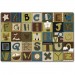 Carpets for Kids 11726 Toddler Alphabet Blocks - Nature (Alphabet Blocks )