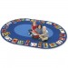 Carpets for Kids 2616 Reading By The Book Oval Area Rug
