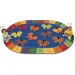 Carpets for Kids 3503 123 ABC Butterfly Fun Oval Rug