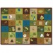 Carpets for Kids 37700 Learning Blocks Nature Design Rug