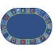 Carpets for Kids 5508 A to Z Animals Oval Area Rug