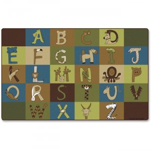 Carpets for Kids 55762 A-Z Animals Nature 12' Area Rug