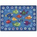 Carpets for Kids 6817 Fishing 4 Literacy Rectangle Rug
