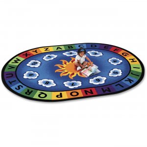 Carpets for Kids 9445 Sunny Day Learn/Play Oval Rug