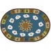 Carpets for Kids 94706 Sunny Day Learn/Play Oval Rug