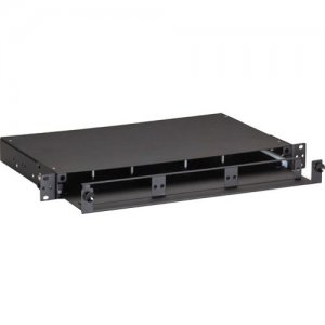 Black Box JPM427A-R2 Rackmount Fiber Shelf with Pull-Out Tray - 1U