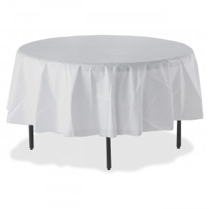 Genuine Joe 10330CT Plastic Round Tablecover GJO10330CT