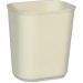 Rubbermaid Commercial 254100BEIG 14qt. Fire Resistant Wastebaskets RCP254100BEIG