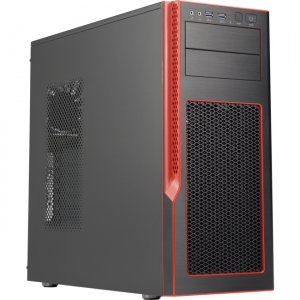 Supermicro CSE-GS50-000R Mid-Tower Chassis (Black / Red)