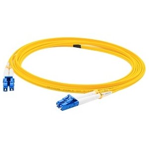 AddOn ADD-LC-LC-15M9SMF 15m Single-Mode Fiber (SMF) Duplex LC/LC OS1 Yellow Patch Cable