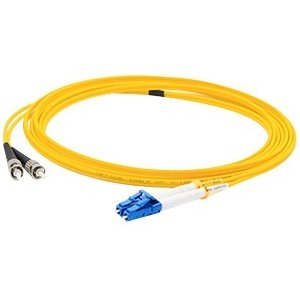 AddOn ADD-ST-LC-7M9SMF 7m Single-Mode fiber (SMF) Duplex ST/LC OS1 Yellow Patch Cable