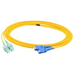 AddOn ADD-ASC-SC-2MS9SMF 2m Single-Mode Fiber (SMF) Simplex (APC-SC/PC-SC) ASC/SC OS1 Yellow Patch